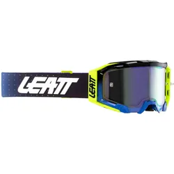 Leatt Velocity 5.5 Iriz UV, Crossbrille verspiegelt - Schwarz/Lila/Grün/Weiß Lila-Verspiegelt