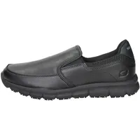 SKECHERS Herren Nampa Groton Slipper, Black Synthetic Pu, 44