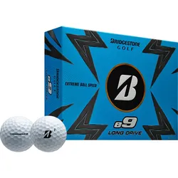 Bridgestone Golfbälle e9 Long Drive - 12er Pack weiß