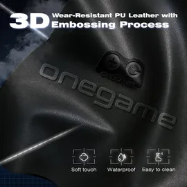 luxuskollektion Gaming-Stuhl Leder Schwarz