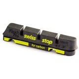 SwissStop Flash Pro Rennradbeläge, für Carbonfelgen, schwarz (Black Prince), 4 Stücke