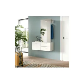 VCM VAGA Garderobenschrank 104x190x36 cm weiß