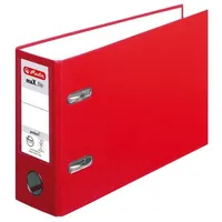 Herlitz Ordner quer DIN A5 / 80mm breit rot