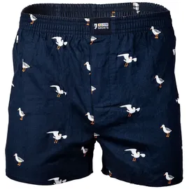 Happy Shorts Herren Web-Boxershorts - American Boxershorts Möwe M