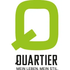 Quartier Highboard 122 x 122 x 39 cm Weiß / Eiche
