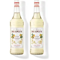 Monin Sirup Weiße Schokolade (1 x 1,0l) - für Kaffeespezialitäten und Desserts - Hochwertiger Geschmack - Vielseitig einsetzbar (Packung mit 2)