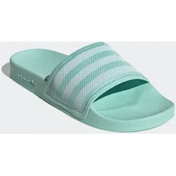 Badesandale ADIDAS ORIGINALS "ADILETTE", Gr. 42, semi flash aqua, crystal weiß, semi flash aqua, Textil, sportlich, Schuhe