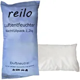 10x 1,2kg reilo Nachfüllpack mit Raum- / Luftentfeuchter Granulat im Vliesbeutel