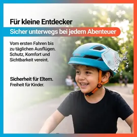 KED POP 2.0 52-56 cm Kinder petrol/orange 2021