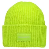 Chillouts Strickmütze Kara Hat Klassischer Rippenstrick grün