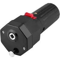 Grillmotor, schwarzer Kunststoff-Elektrogrillmotor, 1,5-V-Batteriebetriebener Grillrotatormotor, Grillhalterungszubehör (Batterie Nicht enthalten), Grillzubehör