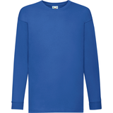 Fruit of the Loom KIDS VALUEWEIGHT LONG SLEEVE T - Kinder langarm Shirt mit Rundhalsausschnitt, royal, 140