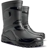 DEMAR Gummistiefel Regensteifel Gartenstiefel Arbeitsschuhe Freizeitstiefel Schwarz 40 - Schwarz