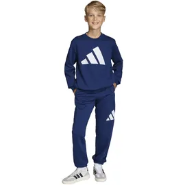 adidas Essentials Jogginganzug Kinder Dark Blue/White 140