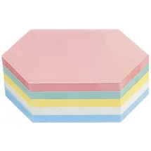 Magnetoplan Kommunikationskarte Rhombus, 200 x 95 mm, 250 Stück, sortiert, 250 Blatt