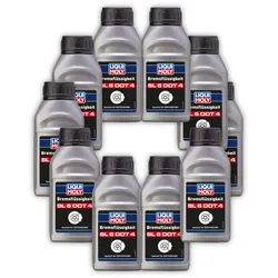 10x 250ml LIQUI MOLY 21166 Bremsflüssigkeit SL6 DOT 4 Bremse Flüssigkeit Brake