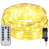 vidaXL Lichtseil LED 5 m PVC Warmweiß