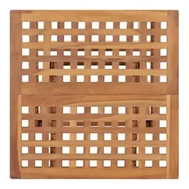 vidaXL Klappbarer Gartentisch 50x50x50 cm Teak Massivholz