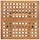 vidaXL Klappbarer Gartentisch 50x50x50 cm Teak Massivholz