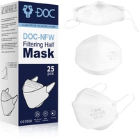 DOC FFP2-Masken– Partikelfiltrierende Halbmaske – Schutzmaske für Mund und Nase – Gesichtsmaske –2000 Stück
