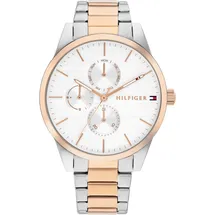 Tommy Hilfiger Multifunktionsuhr TOMMY HILFIGER "CAMILLE", gold (edelstahlfarben, roségoldfarben), Armbanduhren, Damen, Quarzuhr, Armbanduhr, Damenuhr, Edelstahlarmband, analog