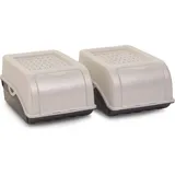 Novaliv Aufbewahrungsbox 3,5 L 2-tlg. weiß