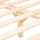 Homestyle4u Holzbett 140x200 Bettgestell Weiß Holz mit Lattenrost - Weiß