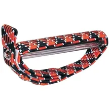 Jim Dunlop Kapodaster Elastisch Akustikgitarre, Schwarz und Orange, Platte
