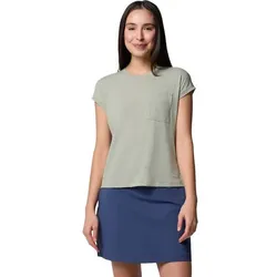 COLUMBIA Boundless Trek Short Sleeve Tee, Safari, L