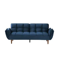 Playboy Schlafsofa  Scarlett ¦ blau ¦ Maße (cm): B: 215 H: 82 T: 85