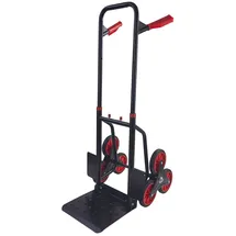 RAMROXX Treppensackkarre 150 kg Schwarz
