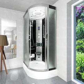 AcquaVapore Dampfdusche Sauna 80x120 cm