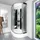 AcquaVapore Dampfdusche Sauna 80x120 cm