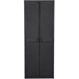 vidaXL Gartenschrank 0,65 x 0,45 x 1,72 schwarz