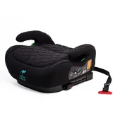 Urban Kanga Wombat Sitzerhöhung Auto Kinder Isofix 125-150 cm Gruppe 3 (Schwarz gesteppt)