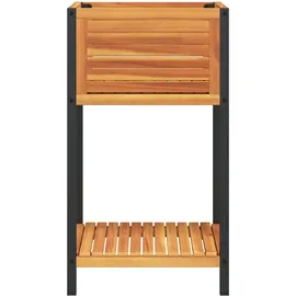 vidaXL Pflanzkübel mit Ablage 45 x 45 x 80 cm Braun