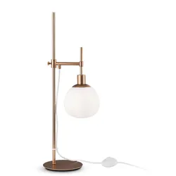 Tischlampe Tischleuchte Beistellleuchte Leselampe Leseleuchte Metall messing E14