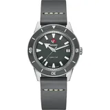 Rado - Leder Rind Hyperch. Capitancook Band Set Hyperchr.capt.cook M leder Grau 07.09103.10