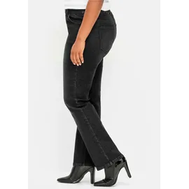 sheego Stretch-Jeans in black denim | Gr.: 58