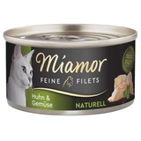 Miamor Feine Filets Naturell Huhn & Gemüse 24 x 80 g