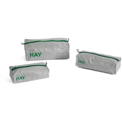 HAY - Candy Mono Kulturbeutel, box, grau (3 Stück)