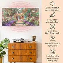 Klarstein Wonderwall Air Art Smart Infrarotheizung Gartenweg 120 x 60 cm