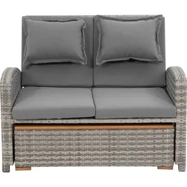 Greemotion Bahia Tobago Rattan-Lounge grau