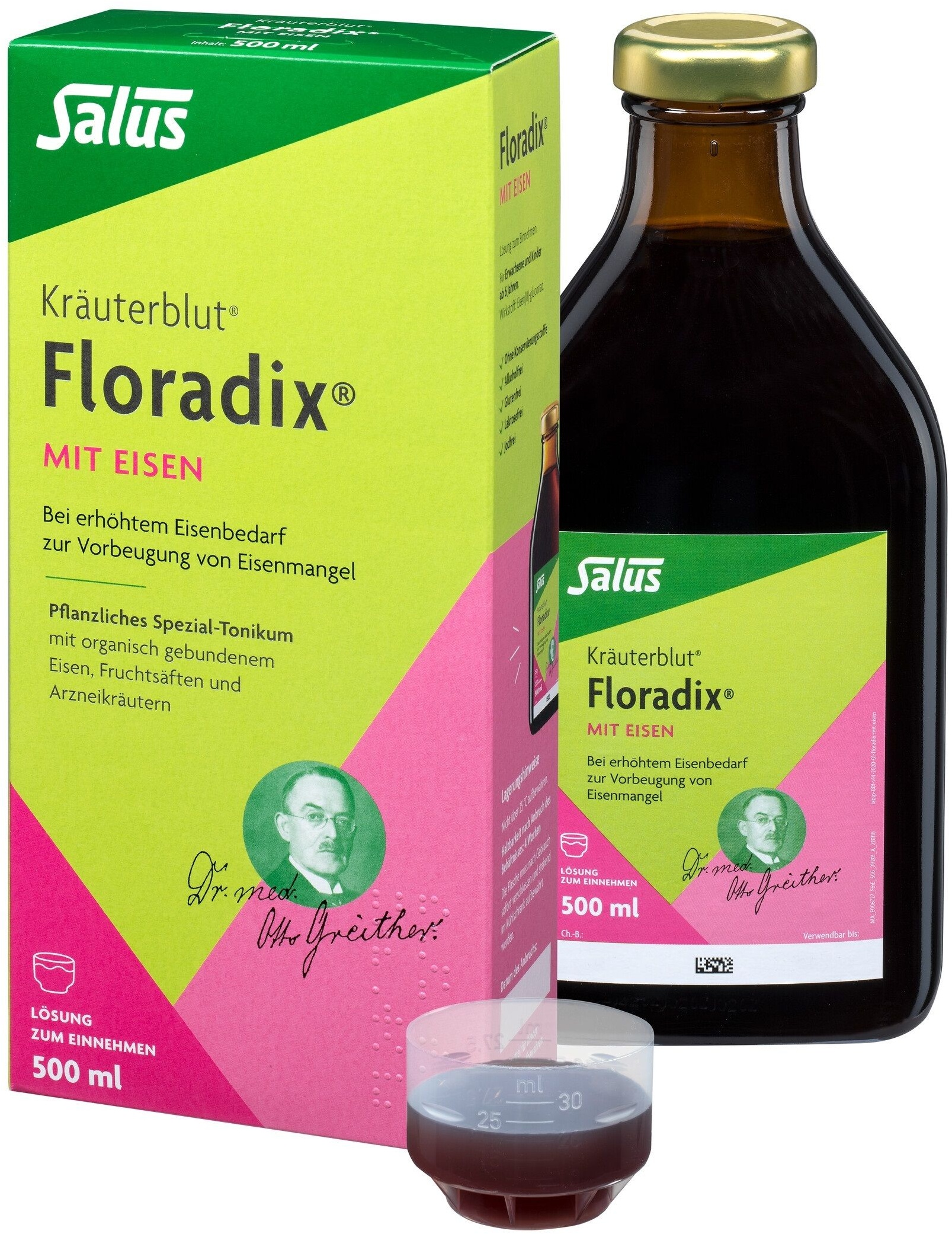 Kräuterblut® Floradix® mit Eisen Lösung zum Einnehmen 500 ml