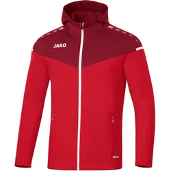 JAKO Champ 2.0 Kapuzenjacke rot/weinrot M