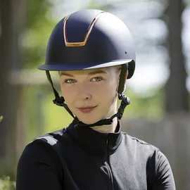 HKM Lady Shield Schwarz glänzend S=52-54 cm