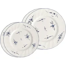 Villeroy & Boch Vieux Luxembourg Teller-Set 4-tlg. weiß/blau