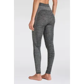 heatkeeper Thermounterhose HEATKEEPER, Damen, Gr. XL, schwarz (schwarz melange), Obermaterial: 60% Polyester, 35% Polyamid, 5% Elasthan, meliert, körpernah, Unterhosen Thermounterhose, aus weichem Material, perfekt für Wintersportaktivitäten
