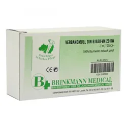Verbandmull 1mx10cm zickzack