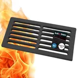 KOTARBAU Kaminrost 30,7 x 15 cm Kaminofen Ascherost Tafelrost Rost Ofengitter Kamin Ersatzteile Zubehör Gussrost Ofenrost Grillkamin Eckig Eckrost